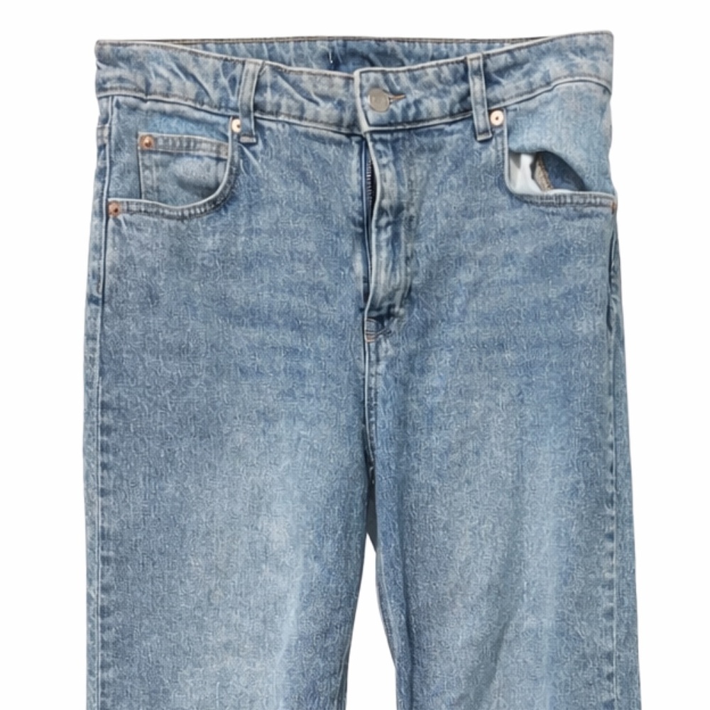 Vintage style high waisted straight leg jeans 🩵